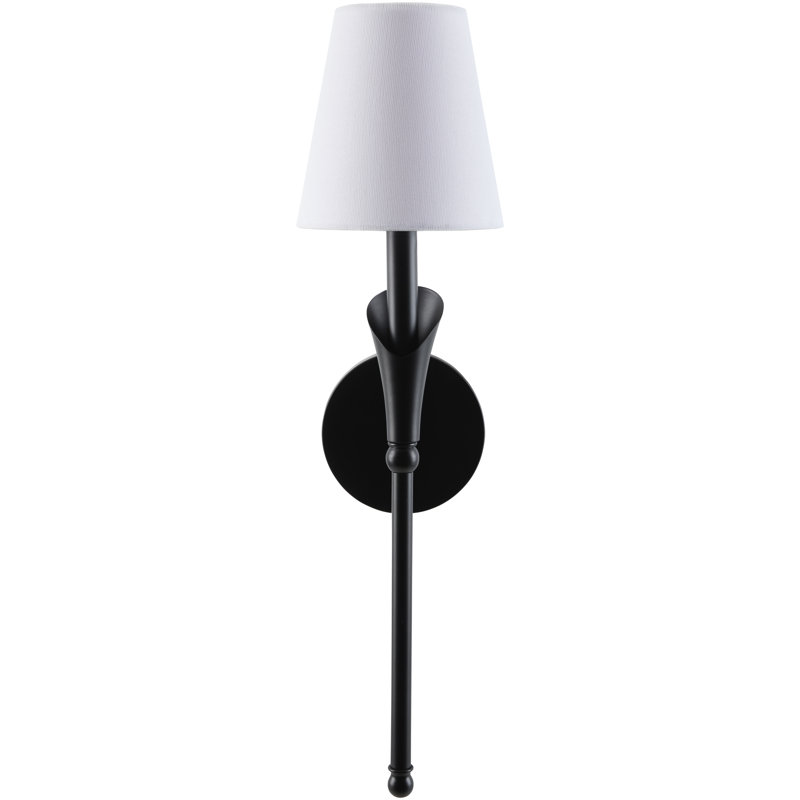 Salters Wall Sconce, Matte Black