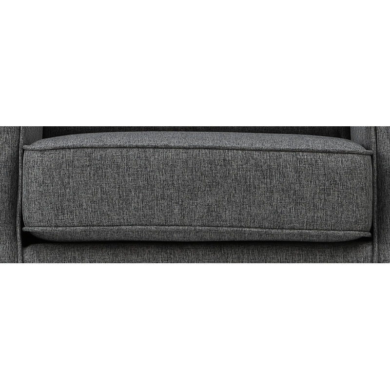 Chaise berçante en tissu
