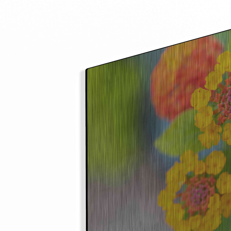 "Fleurs" par AKG, H 12 po x l 16 po