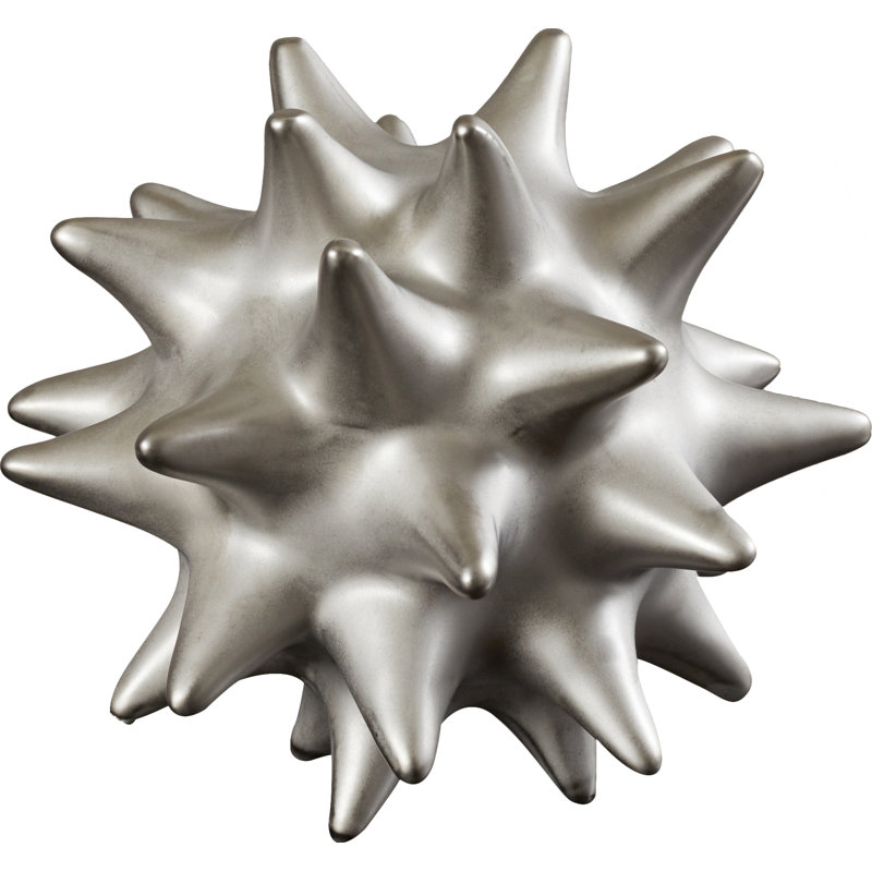 Urchin, 7" H x 7" W x 7" D, Matte White