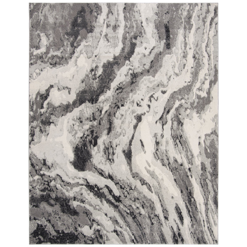 Faustina Performance Abstract Rug, Rectangle 9' x 12'