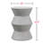 Hazleigh Concrete Accent Stool
