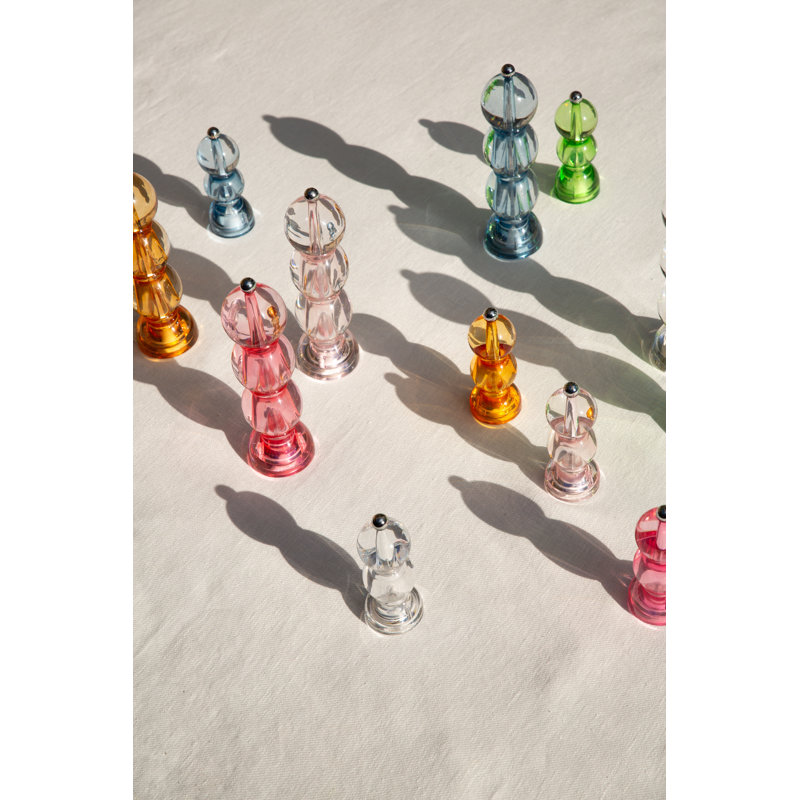 Bobbin Salt or Pepper Mill, Clear