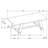Rectangular Trestle Base Dining Table