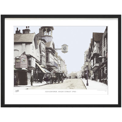 Guildford, High Street 1903 by Francis Frith - Single Picture Frame Print