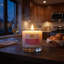 Bougie parfumée Boujee Marshmallow, 50 heures de combustion