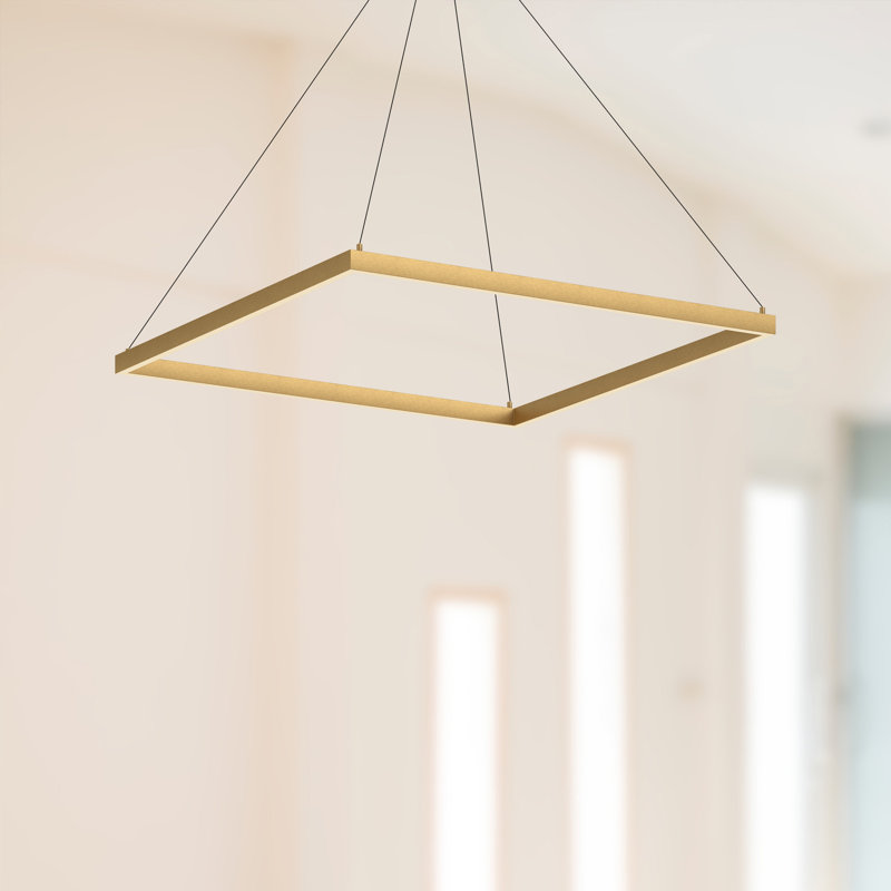 Piazza 1 - Light LED Pendant, 1.38" H x 35.38" W x 35.38" D