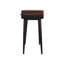 Commode en noyer, table de miroir pliable