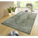 Designer velor rug Mridional green