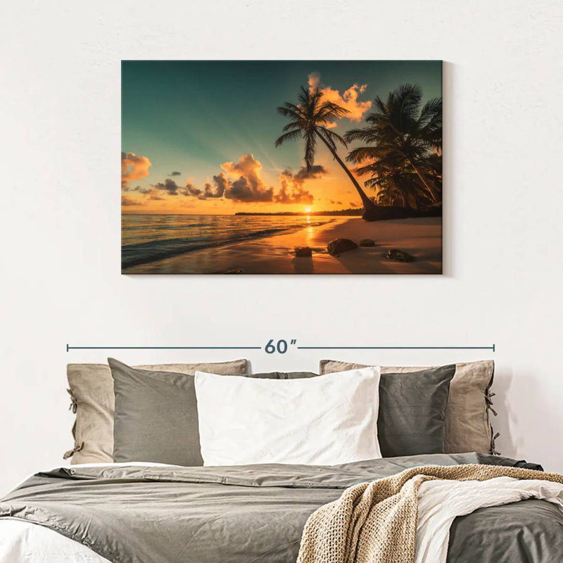 Palmier de Pointe Cana, H 30 po x l 45 po