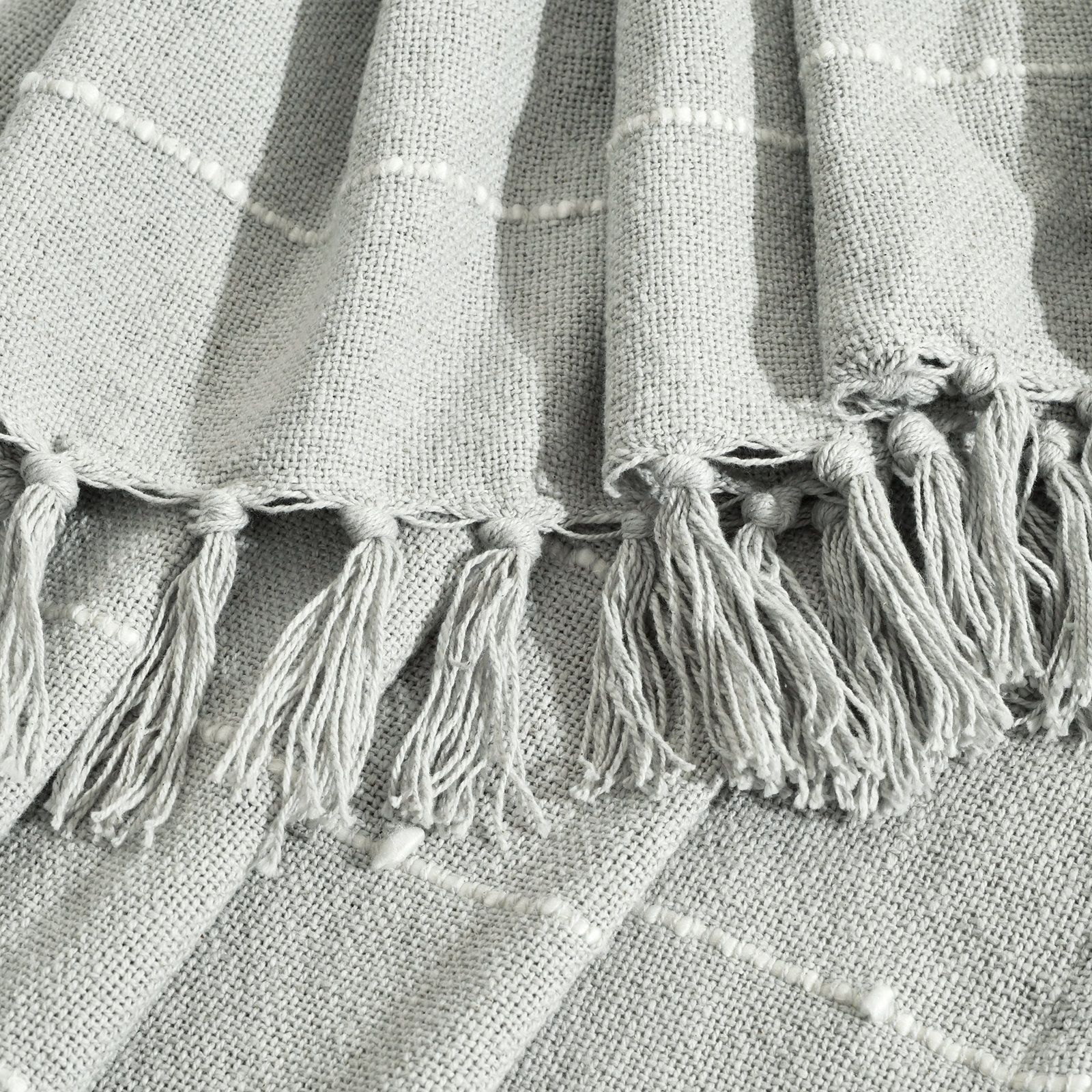 Throw Blanket, Light Gray