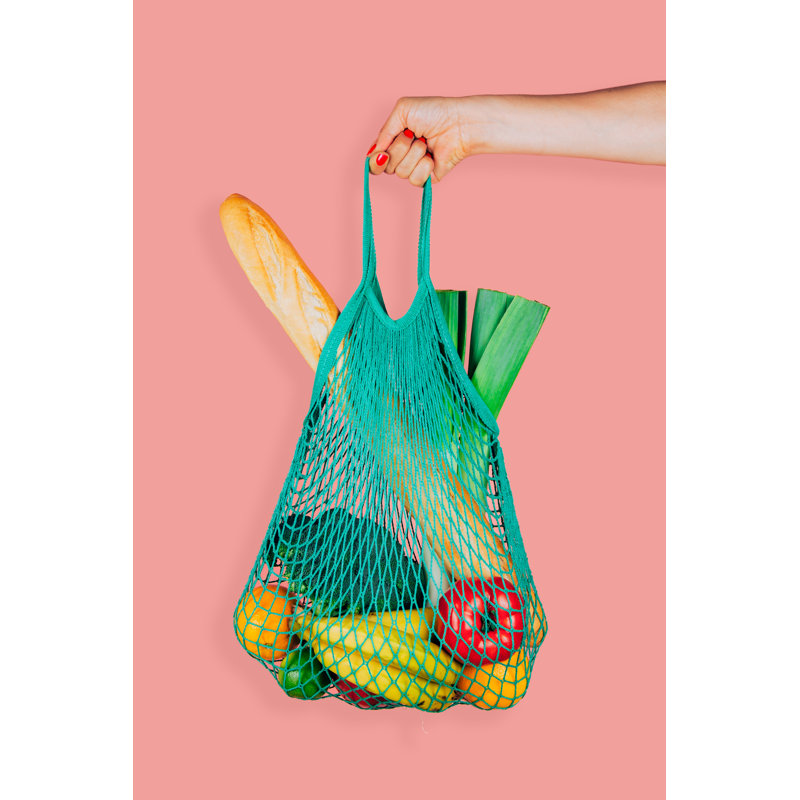 Ecological String Reusable Bag by ASIFE - Wrapped Canvas Print, 46cm H x 30cm W x 3.8cm D