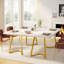 Medor 55" Dining Table, Modern Rectangle Dining Room Table for 4-380270212-380270213