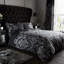 Damask Pattern Duvet Cover Set with Matching Pillowcases - Polycotton Bedding Set - Washable-121080786-27778367