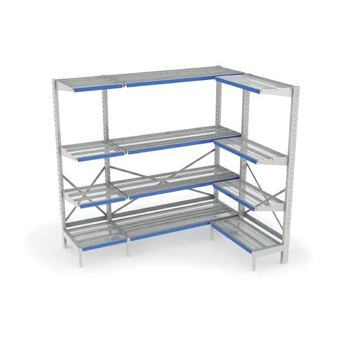 Spg Steel Height -adjustable Shelving Unit 