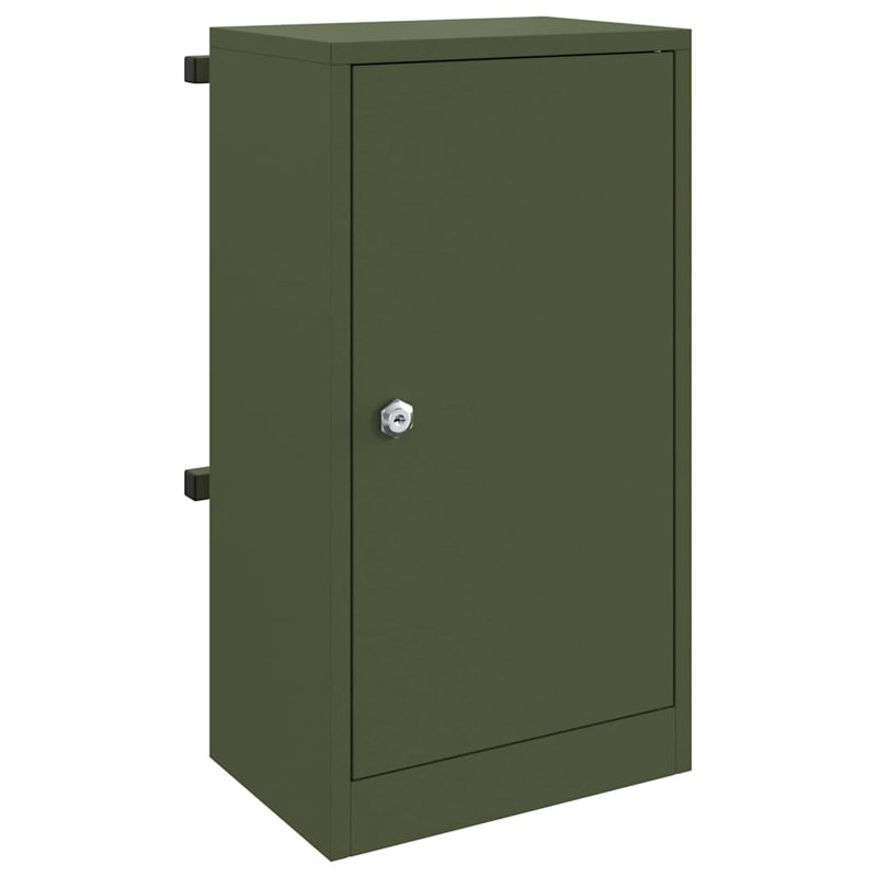 Mailbox 30 X 23 X 55 Cm Steel, Green