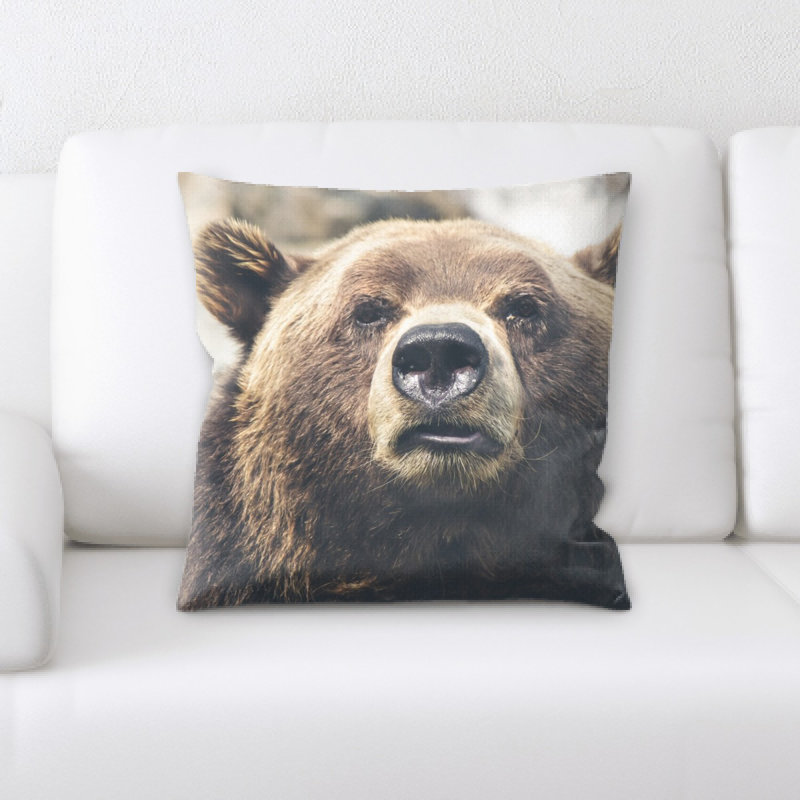 Microsuede Throw Pillow