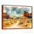 Brown Floater Framed Canvas