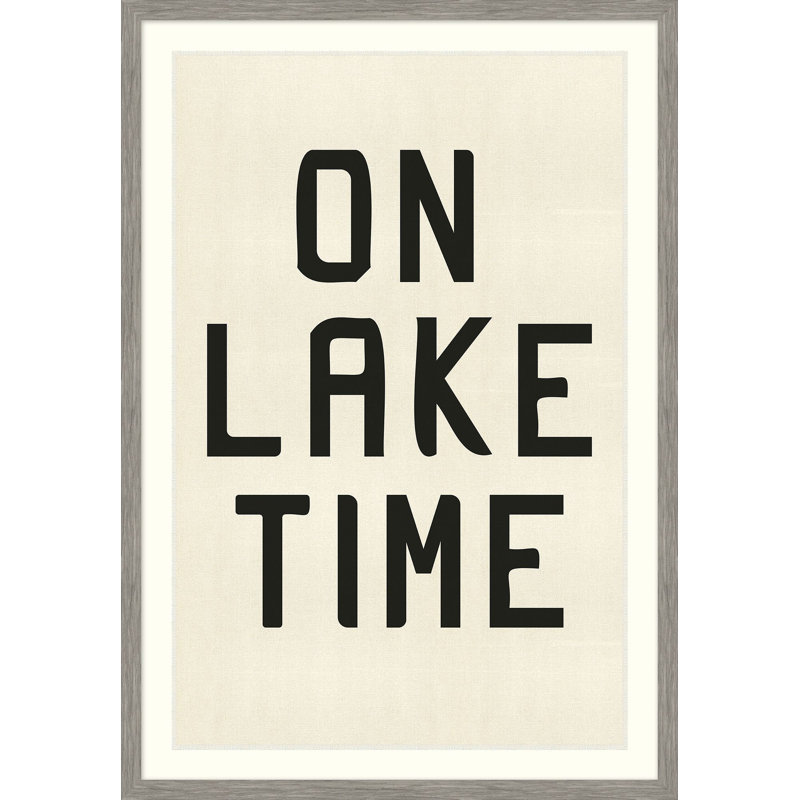 On Lake Time Print