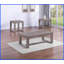 Table basse contemporaine de style rustique brun pour le salon - Plateau rectangulaire, robuste et amp; Assemblage facile