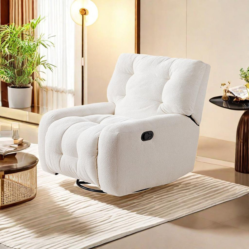 Carbon Steel Recliner with Plush Cushion