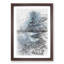 The Brooklyn Bridge in New York in Abstract - Picture Frame Drawing Print-55735957-55735959