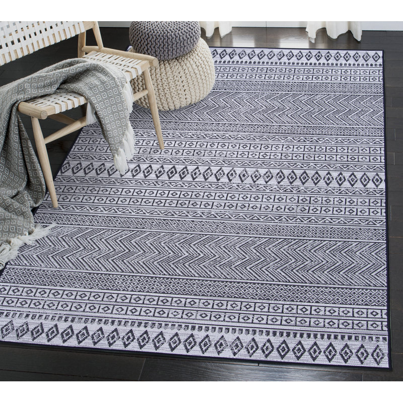 Tapis intérieur / extérieur Kawehi, Rectangle 8 pi x 10 pi