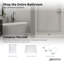  Base de douche DreamLine SlimLine 32 po x l 54 po x H 2 3/4 po-33396567