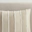 Ensemble de literie en coton 3 pièces très grand / très grand avec couette rayée contrastante et taies décoratives assorties