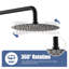 Système de douche complet avec valve brute et pomme de douche ronde 12 po-101590116