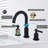 2-handle Bathroom Faucet with Drain Assembly-101256529