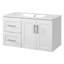 Meuble-lavabo mural moderne avec tiroirs et tablette réglable Modern-1990956810