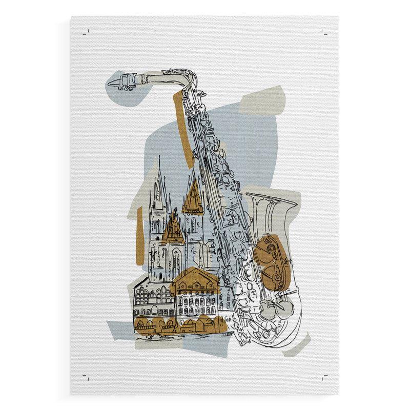 Rehearsal II - Impression sur toile seulement - NON CADRE, H 36 po x l 24 po