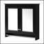 Armoire de salle de bain 3 en 1 avec tablettes réglables, portes à fermeture douce et miroir haute définition pour le rangement des meubles-lavabos