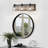 Vanity Light Fixture 3-Light Bathroom Wall Sconce With Clear Seeded Glass Shades