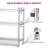Aidon 60'' W Stainless Steel Shelving Unit
