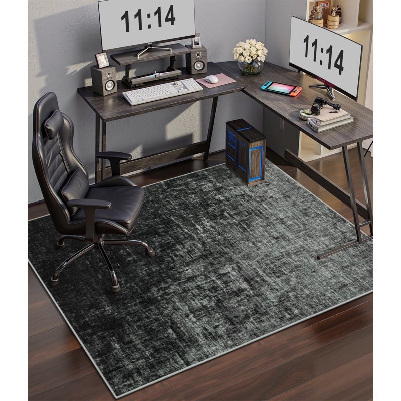 Protecteur de plancher de tapis de chaise et rehausseur de style pour les espaces de bureau à domicile ou de salle à manger