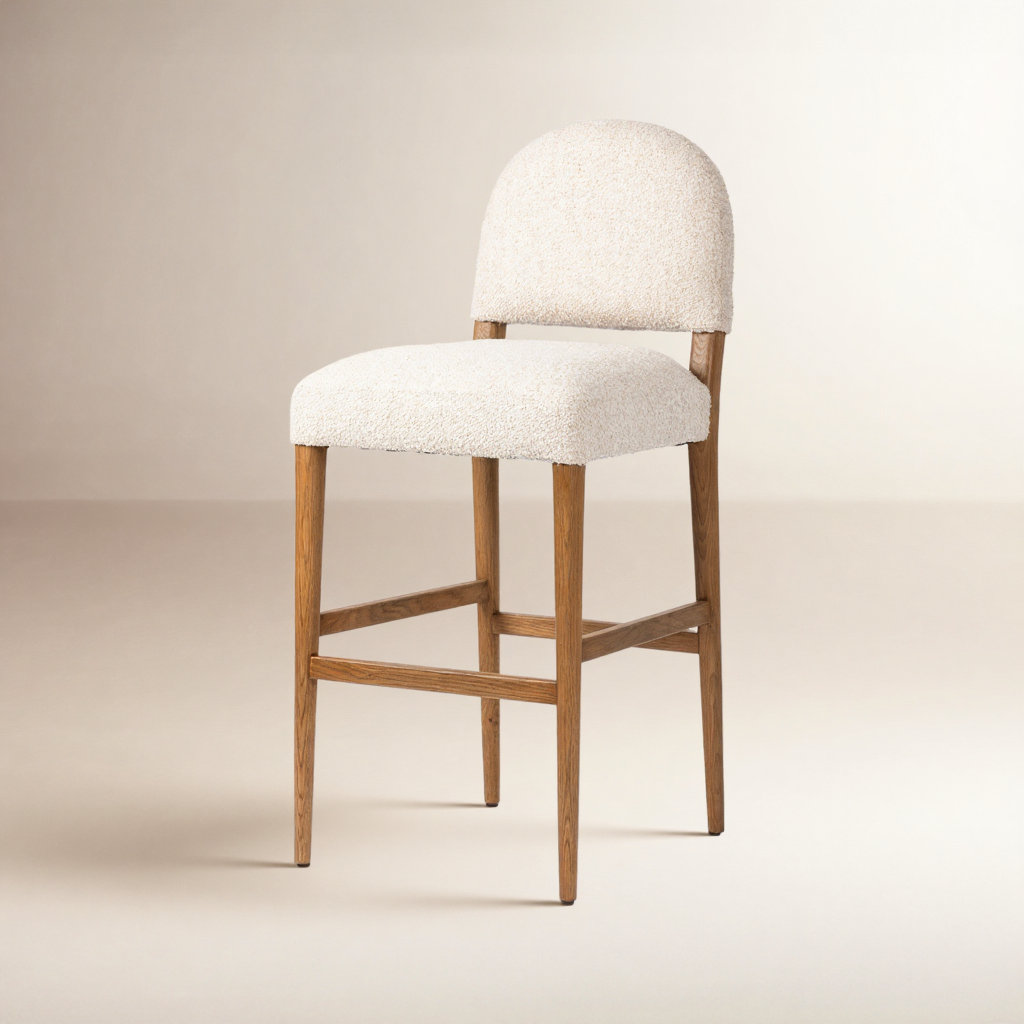 Berkely Stool-Somerton Ash-Counter, Bar Stool (30.98" Seat Height), Warm Oak, Somerton Ash
