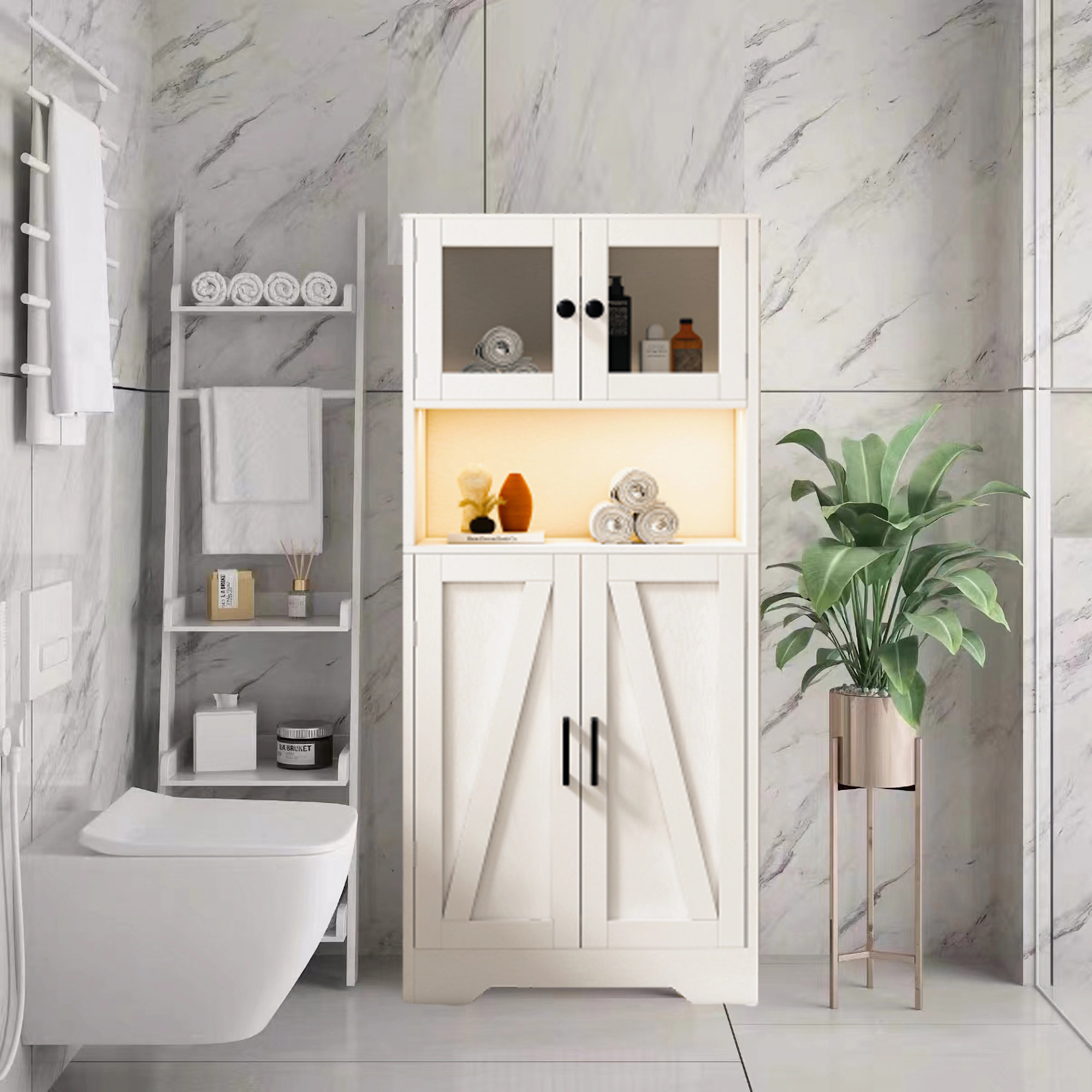 Idalou Freestanding Bathroom Cabinet