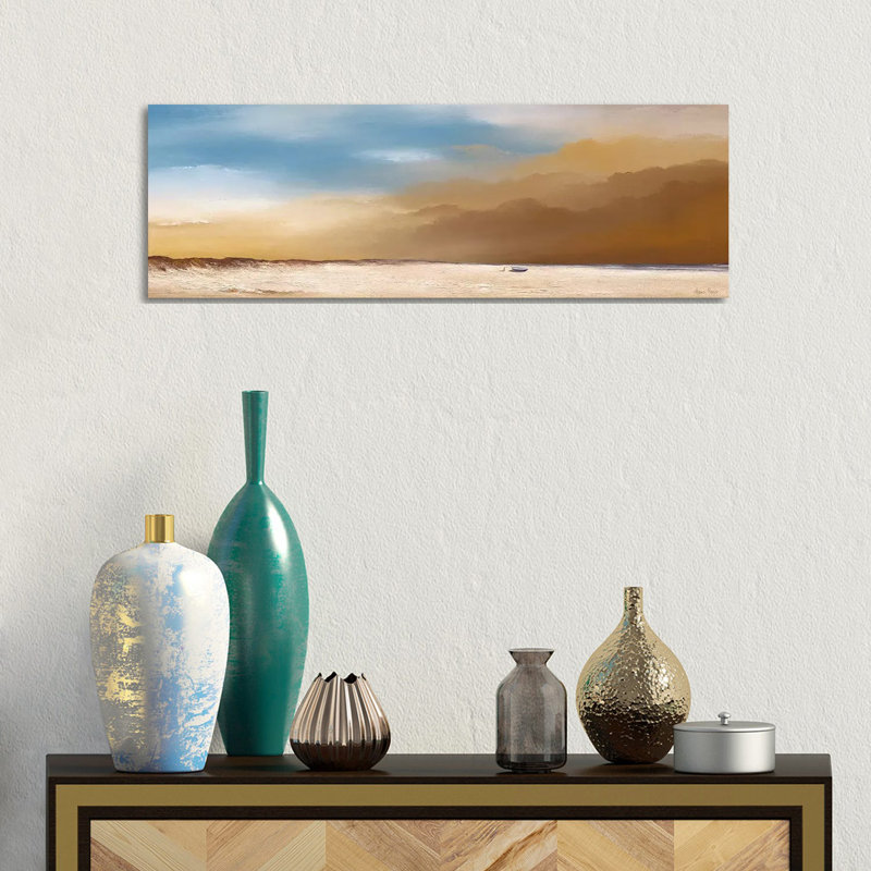 Clouds IV by Hans Paus - Wrapped Canvas Panoramic Painting, 30.48 cm H x 91.44 cm W x 1.91 cm D
