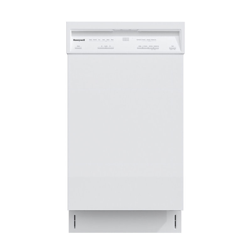 Honeywell 18 Inch Dishwasher With 8 Place Settings, 6 Washing Programs, Stainless Steel Tub, Ul/energy Star- White, White