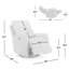 Akron 30" Swivel Power Recliner Arm Chair-53125653