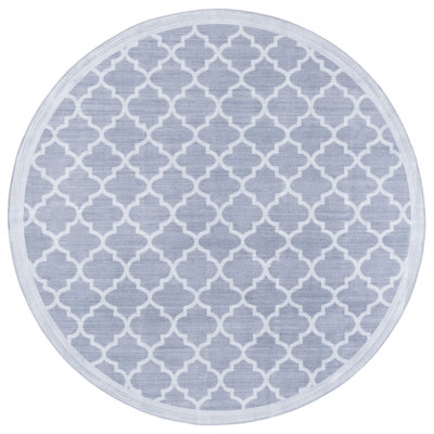 Tapis géométrique lavable à la machine Valire