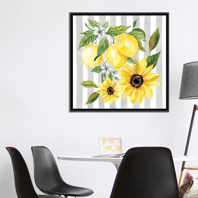 « Citrons and tournesols II » par Carol Robinson, reproduction d’art