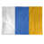 Blanc / Bleu moyen