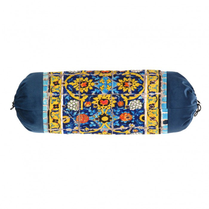 Coussin décoratif 8 pi x 28 pi, Bleu marine oriental oriental