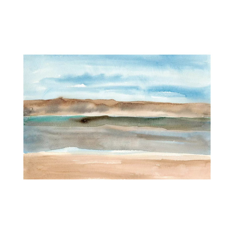 Plein Air Riverscape I 1 Piece Wrapped Canvas Painting, 66.04 cm H x 45.72 cm W