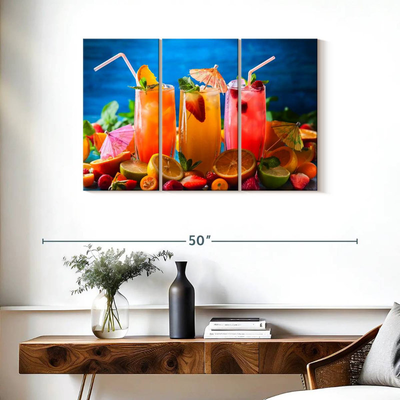 Yarlin jus de fruits d'été, H 24 po x l 38 po