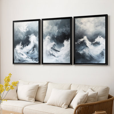 NAUTICAL Series CCXI  -Custom Framed  Wrapped Gallery Canvas - 3 Pieces
