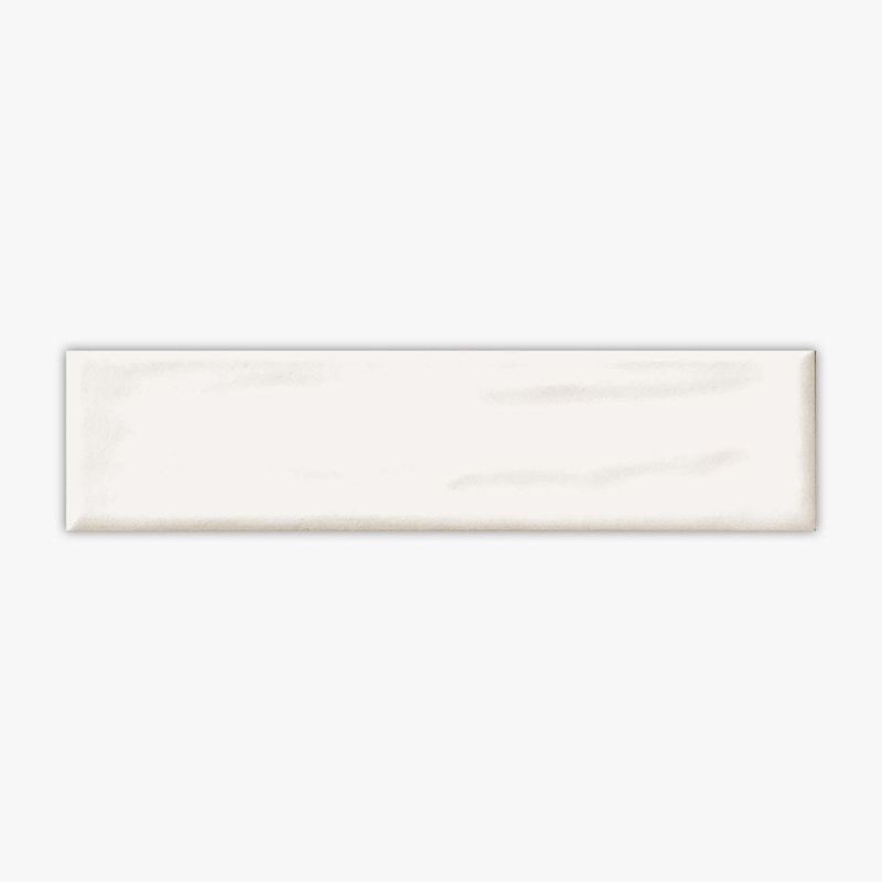 Elements White Matte 2 3/8x9 3/4 Porcelain Tile, White